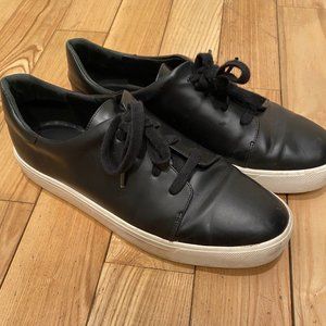 womens black vince sneakers